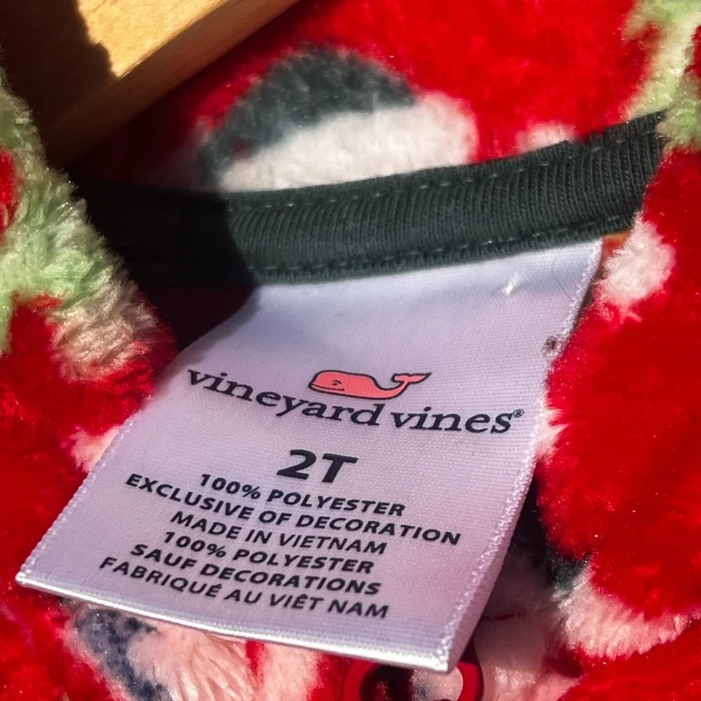 Vineyard Vines High Pile Hooded One Piece Christmas pajama